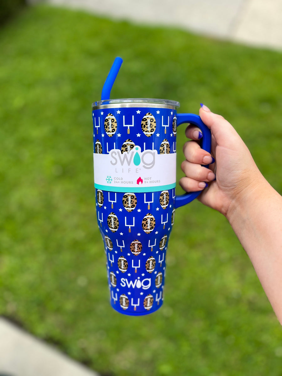 Swig Touchdown Royal Blue & Orange Mega Mug