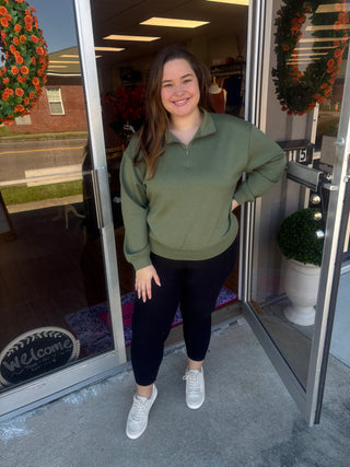 All About Comfort Quarter Zip Pullover