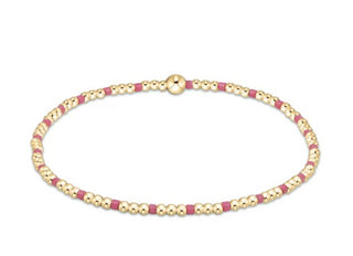Enewton Hope Sincerity Pattern 2mm Bead  Bracelet - Bright Pink