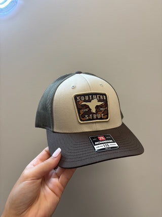 Southern Strut Camo Duck Woven Patch Hat