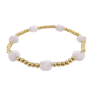 Enewton Admire Gold 3mm Bead Bracelet -  Moonstone