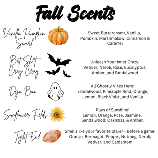Fall Scent Wax Melt Clamshells