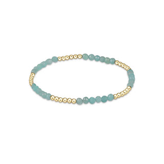 Enewton Blissful Pattern 2.5mm Bead Bracelet - Amazonite