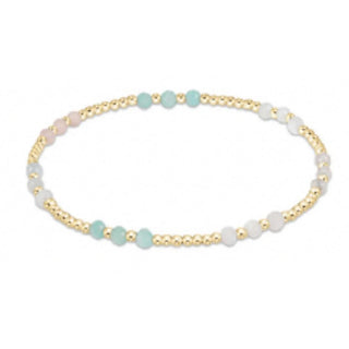 Enewton Gemstone Gold Joy Pattern 3mm Bead Bracelet - Hot Mess SS25