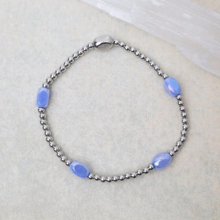 Here & There Pop Of Color Sky Blue Bracelet