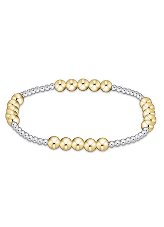 Enewton Classic Blissful Pattern 2.5mm Bead Bracelet - Mixed Metals
