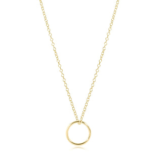 Enewton 16" Necklace Gold - Halo Gold Charm