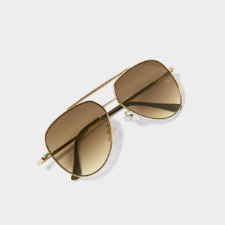 Katie Loxton Bali Gold Metal Sunglasses