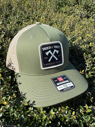 Tried & True Axe Cross Patch Hat
