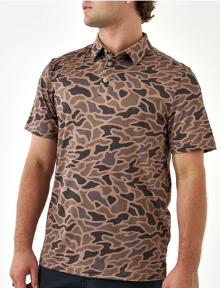 Burlebo Performance Polo - Gauge Camo