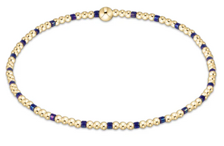 Enewton Hope Sincerity Pattern 2mm Bead Bracelet - Blue Metallic