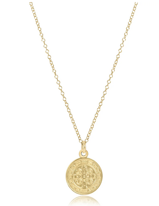 Enewton 16" Necklace Gold - Blessing Gold Disc