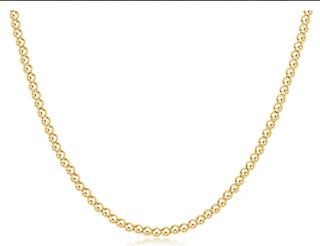 Enewton Choker Classic Gold 3mm Bead Necklace