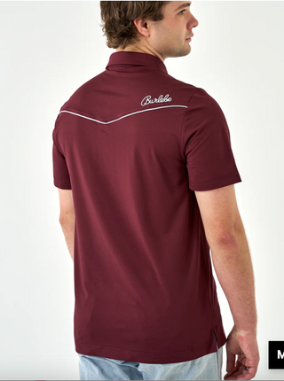 Burlebo Pearl Snap Performance Polo