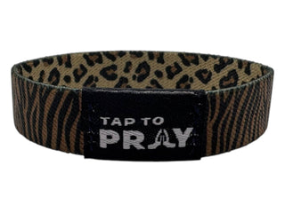 Tap To Pray™ Wristbands - Safari Leopard