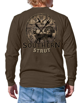 Southern Strut Hunting Around The Clock - All Season Grind Tee Long Sleeve