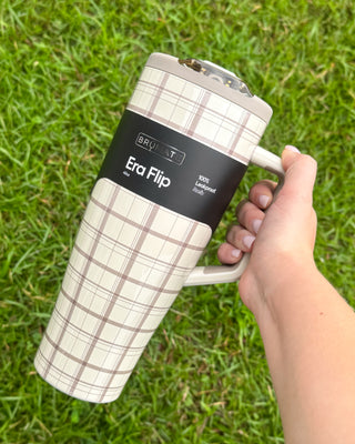 Brumate Era Flip 40 Oz. Tumbler - Oxford Plaid