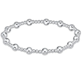 Enewton Classic Sincerity Pattern 5mm Bead Bracelet - Sterling