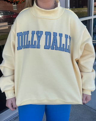 Dilly Dally Reversible Mockneck - Yellow