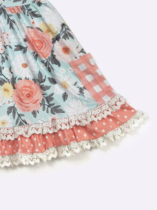 Seaside Blooms Girls Dress