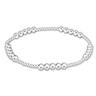 Enewton Classic Blissful Pattern 2mm Bead Bracelet - 4mm Sterling