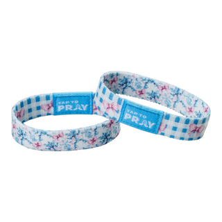 Tap To Pray® Wristband – Blue Belle