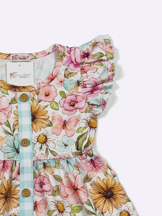 Butterfly Garden Girls Dress