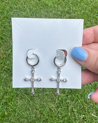 Cross My Heart Earrings