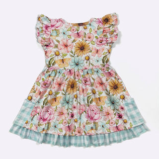 Butterfly Garden Girls Dress