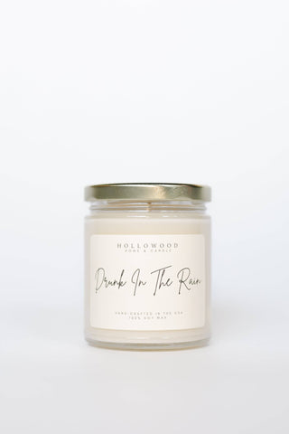 Hollowood 8 Oz. Candle - Drunk In The Rain
