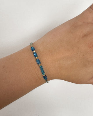 ISLA Coastal Crystals - Big Sur - Turqs & Caicos Bracelet