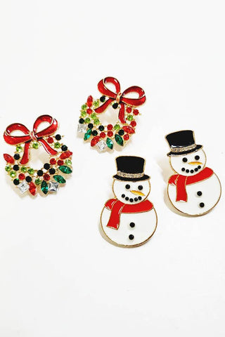 Christmas Stud and Dangle Earrings