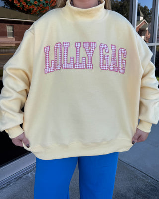 Dilly Dally Reversible Mockneck - Yellow