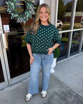 Evergreen Dot Sweater