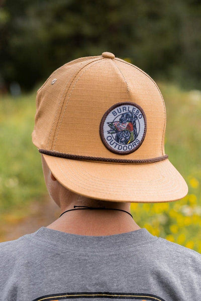 Burlebo Youth Cap - Duck & Dog - Coyote Tan