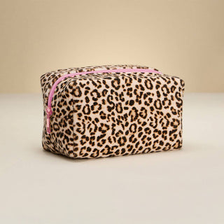 Leopard Pattern Print Cosmetic Pouch Bag / Organizer