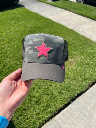 Vintage Havana Cap - Pink Camo