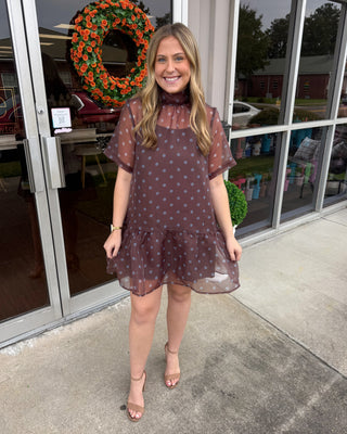 Dotting Around Mini Dress