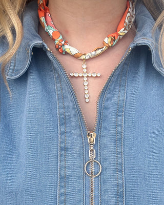 Charmed By Faith Scarf Necklace