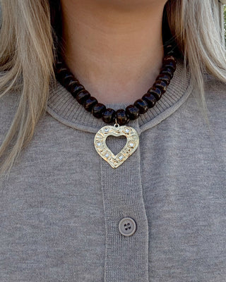 Golden Hour Heart Necklace