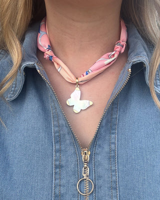 Chasing Butterflies Scarf Necklace