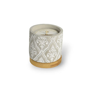 Bourbon Royalty 3 Oz. Damask Stone Candle