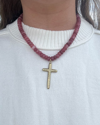 Faithful Heart Necklace - Rose