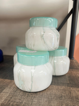 Capri Blue Coconut Santal Modern Marble Petite Jar Candle 8 Oz.