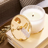 Frasier Fir Gilded Frosted Glass Candle