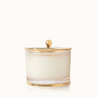 Frasier Fir Gilded Frosted Glass Candle