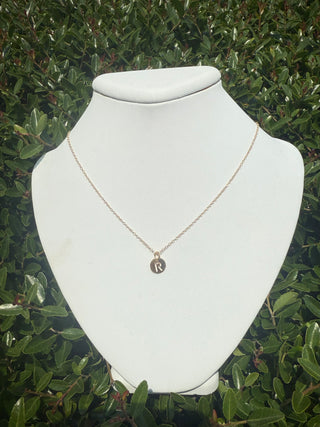 Enewton 16" Necklace Gold - Respect Small Gold Disc Initial