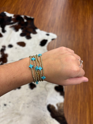 Cross & CCB Multi Stackable Bracelet