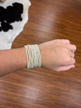 Pearl Multi Stackable Bracelet