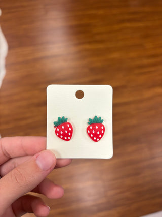 Fruit Theme Clay Earrings